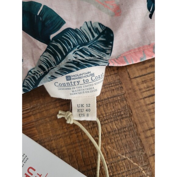 NWT Mountain Warehouse Country to Coast Dress UK 12 US 8 UV Protect Pink Feather - Picture 4 of 8